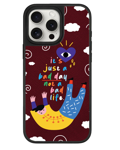 iPhone Leather Grip - Bad Day