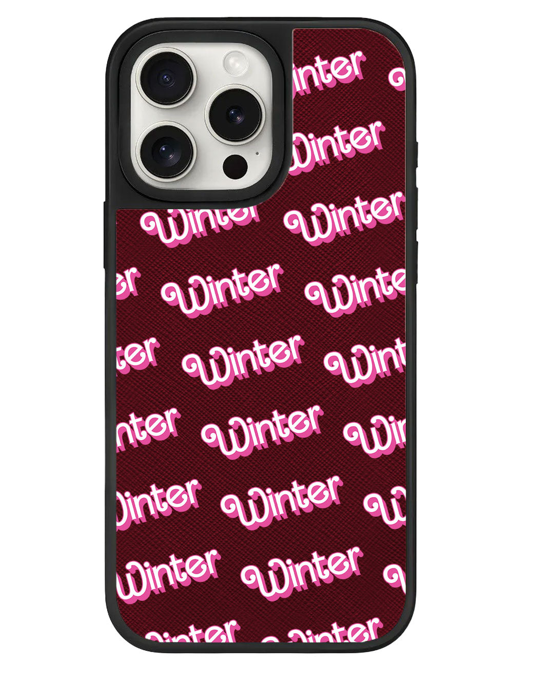 iPhone Leather Grip - Barbie Monogram