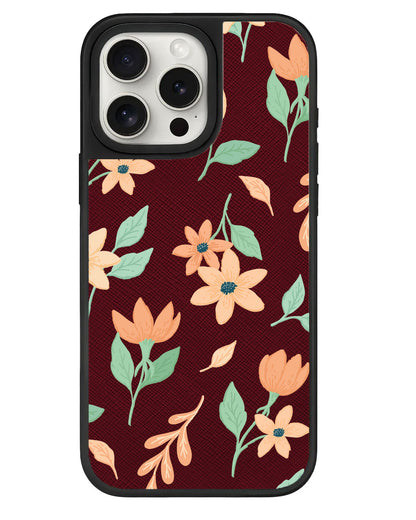 iPhone Leather Grip - Birth Flower 4.0