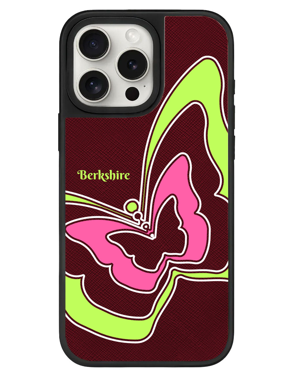 iPhone Leather Grip - Butterfly Pattern 3.0