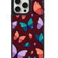 iPhone Leather Grip Case - Butterfly