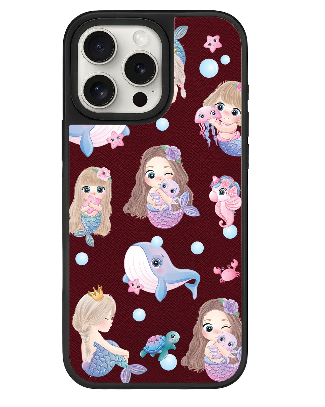 iPhone Leather Grip - Little Mermaid