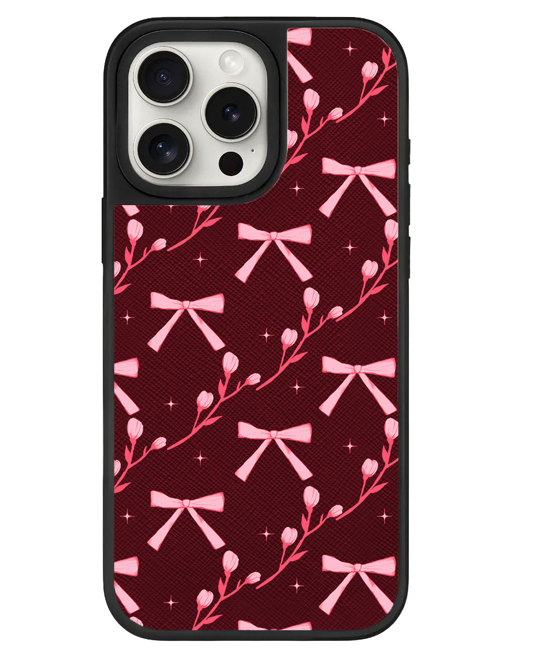 iPhone Leather Grip - Coquette Floral