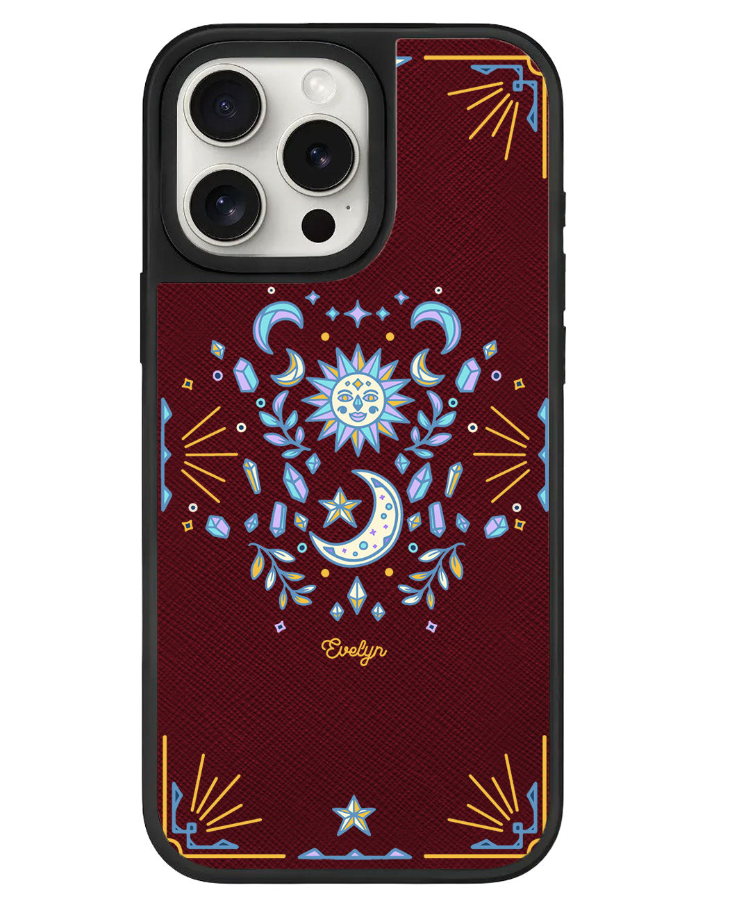iPhone Leather Grip - Cosmic Dream