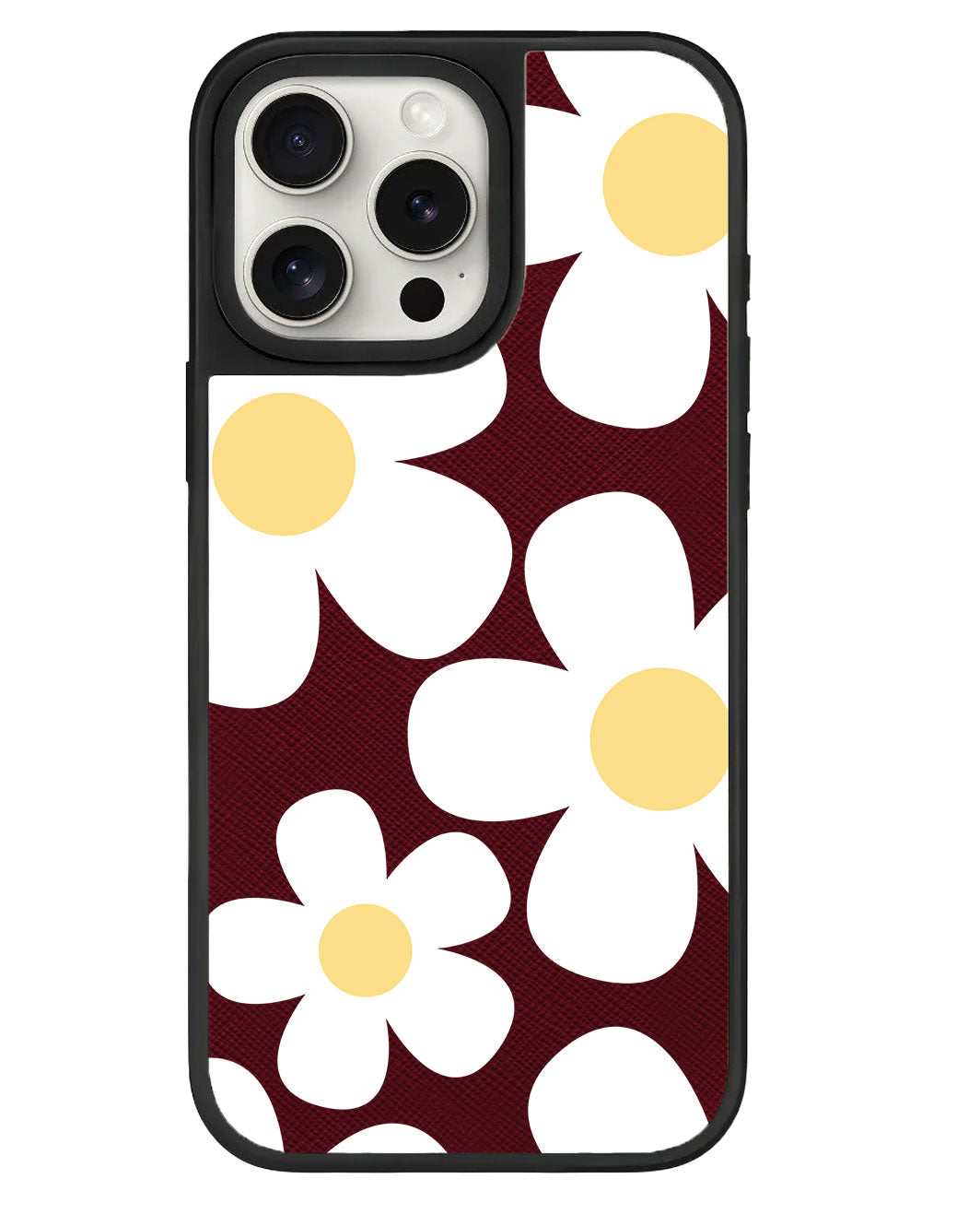 iPhone Leather Grip Case - Daisy 1.0