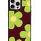 iPhone Leather Grip Case - Daisy Bloom