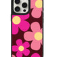 iPhone Leather Grip Case - Daisy Delight