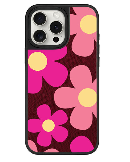 iPhone Leather Grip - Daisy Delight