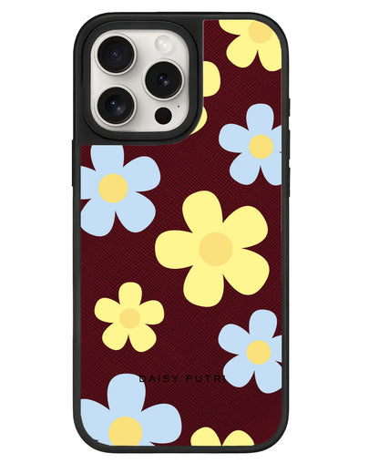 iPhone Leather Grip - Daisy Skies