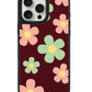 iPhone Leather Grip Case - Daisy Spring