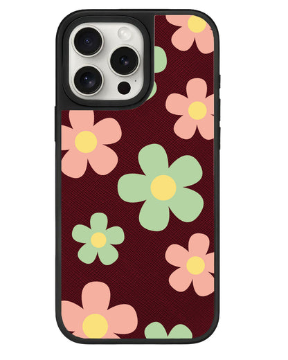 iPhone Leather Grip - Daisy Spring