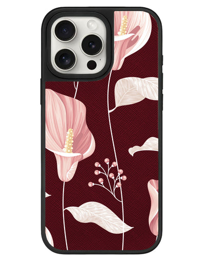 iPhone Leather Grip - Easter Lily