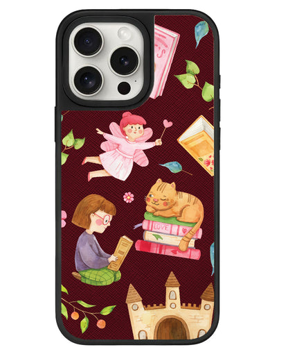 iPhone Leather Grip - Fairy Cat