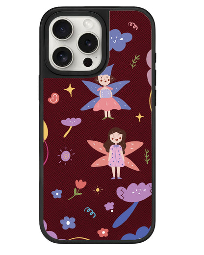 iPhone Leather Grip - Fairy Pattern