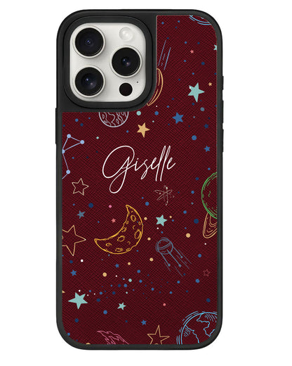 iPhone Leather Grip - Galaxy