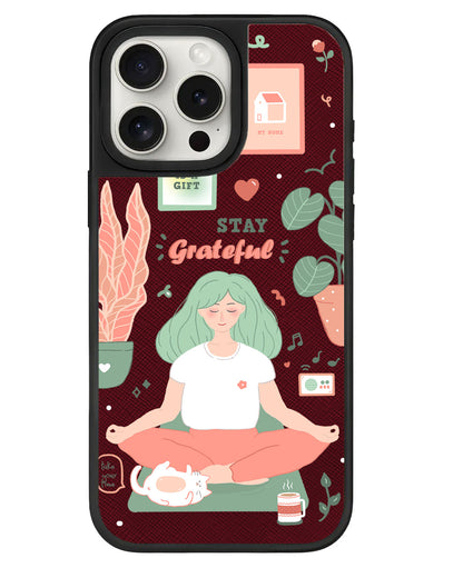 iPhone Leather Grip - Grateful