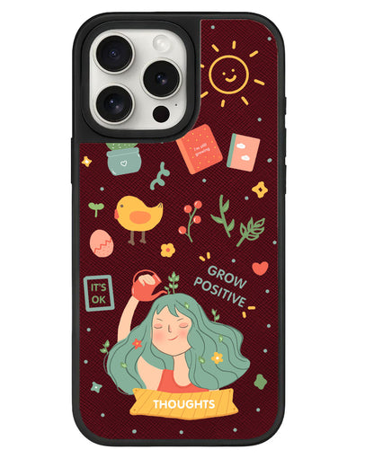 iPhone Leather Grip - Grow