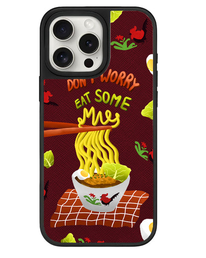 iPhone Leather Grip - Go Eat Some Mie