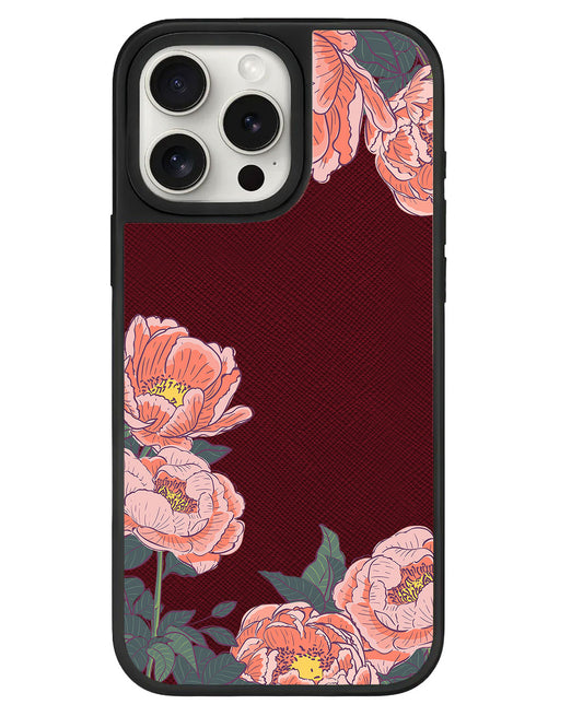 iPhone Leather Grip Case - Carnation 2.0