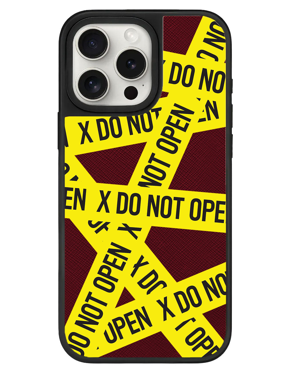 iPhone Leather Grip - Do Not Open 2.0