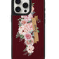 iPhone Leather Grip Case - Peony