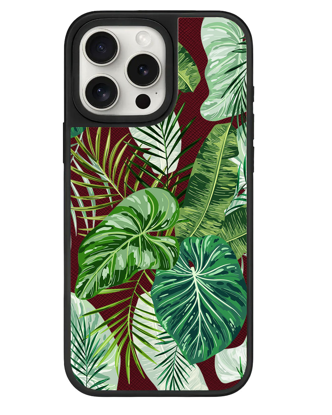 iPhone Leather Grip Case - Rainforest