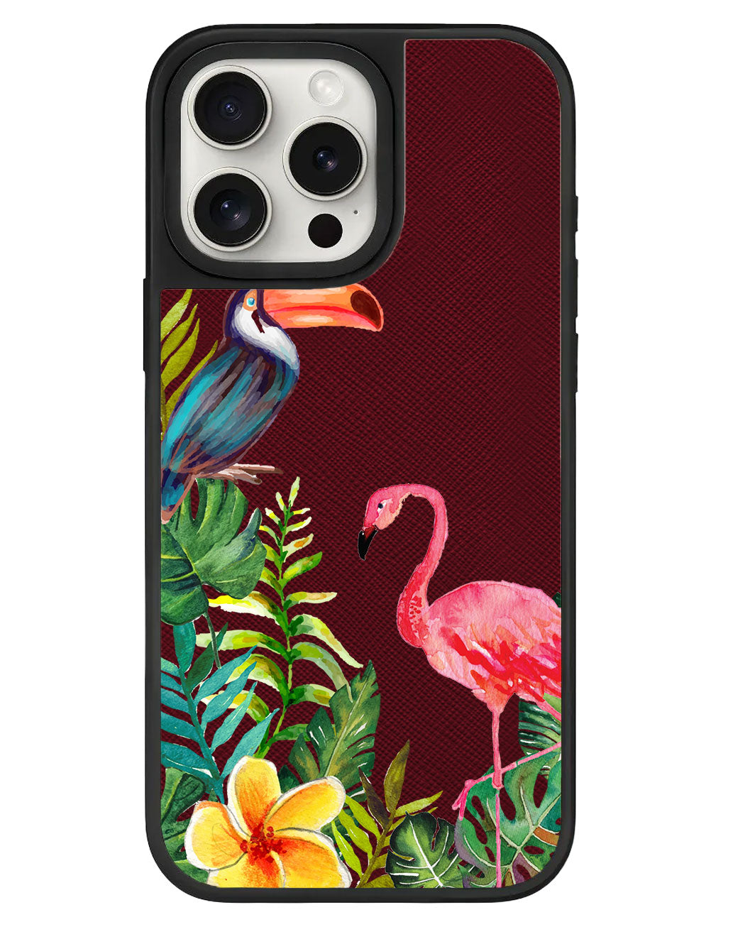 iPhone Leather Grip Case - Tropical