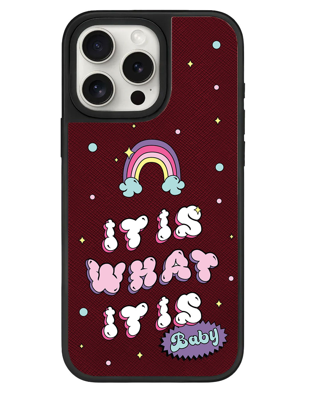 iPhone Leather Grip - It Is What It Is Baby