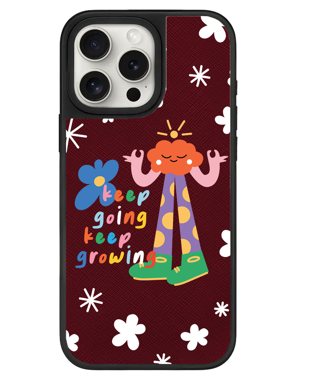 iPhone Leather Grip - Keep Growing