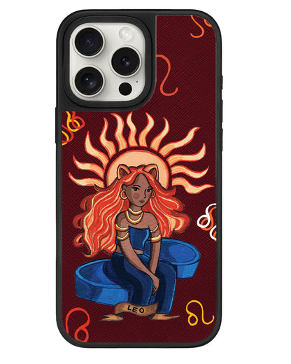 iPhone Leather Grip - Leo