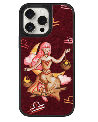 iPhone Leather Grip - Libra