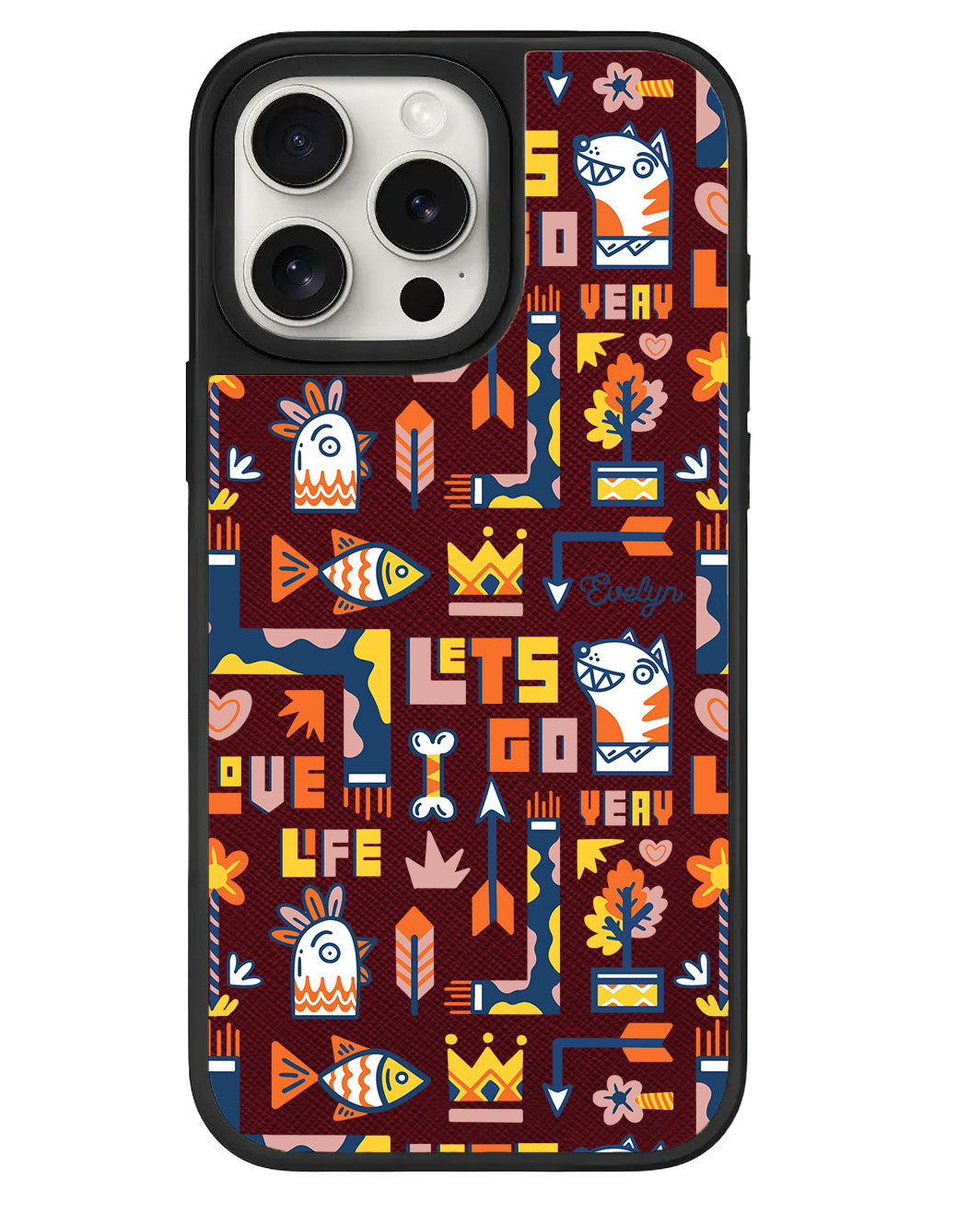 iPhone Leather Grip - Life in Colour