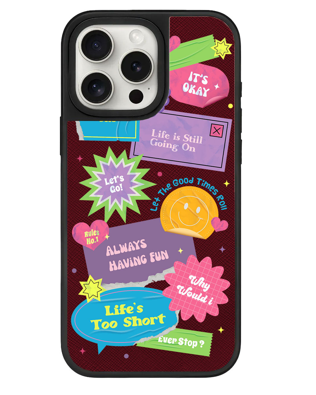 iPhone Leather Grip - Life's Too Short