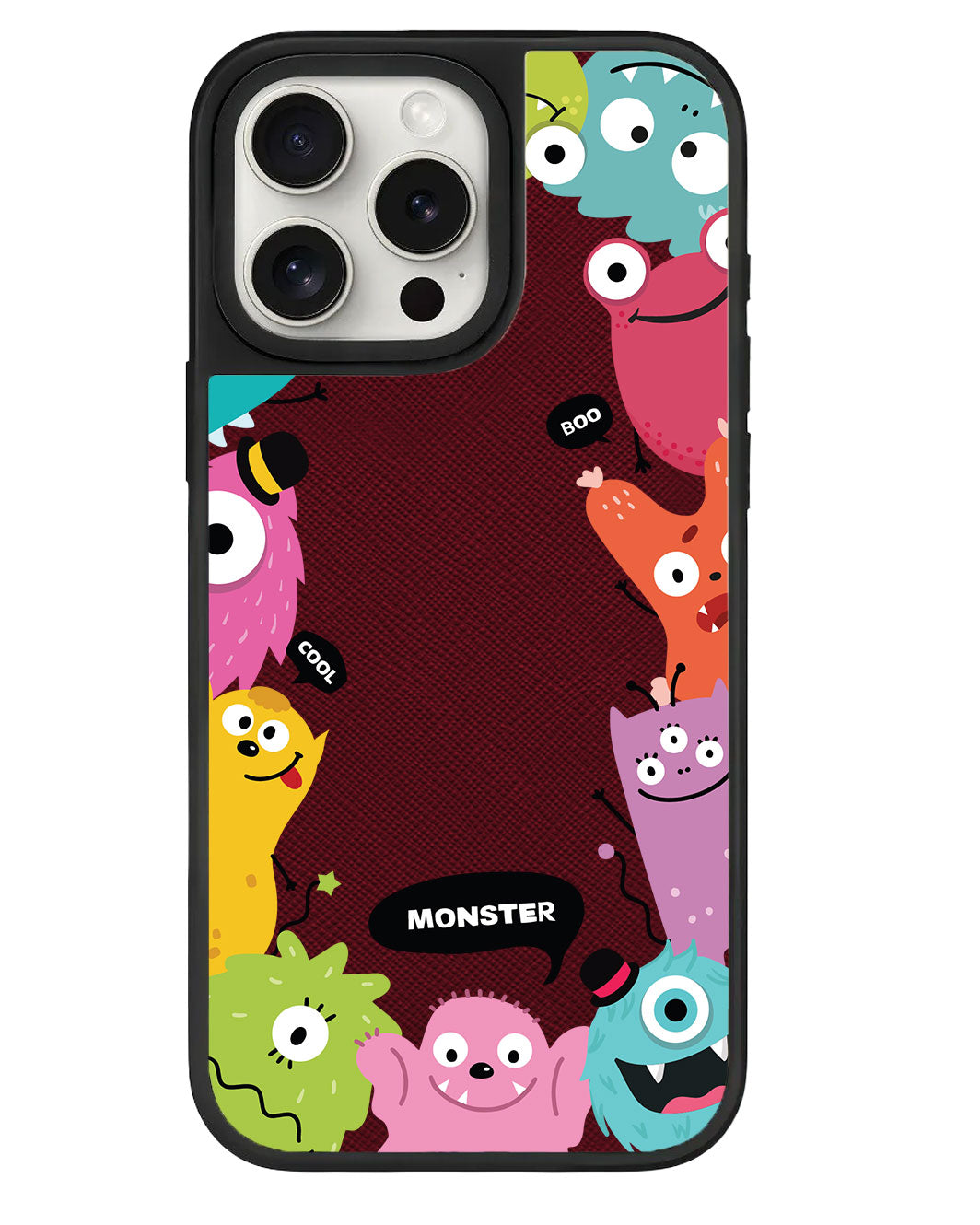 iPhone Leather Grip - Little Monster