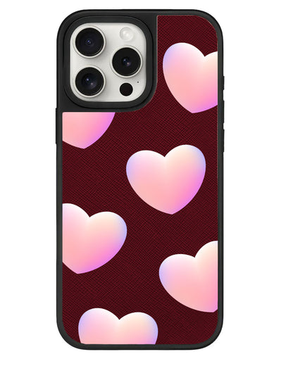 iPhone Leather Grip - Love Shapes