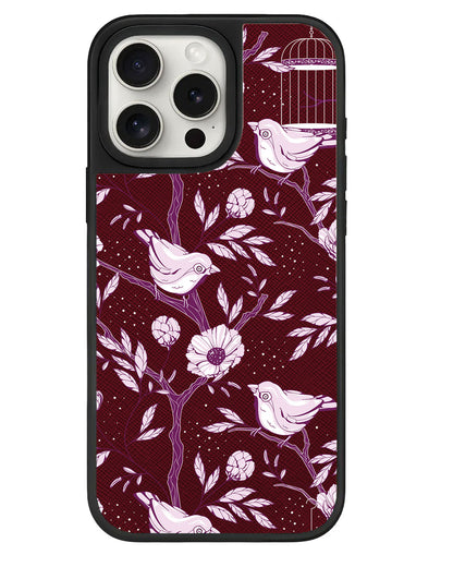 iPhone Leather Grip - Lovebird Monochrome 5.0