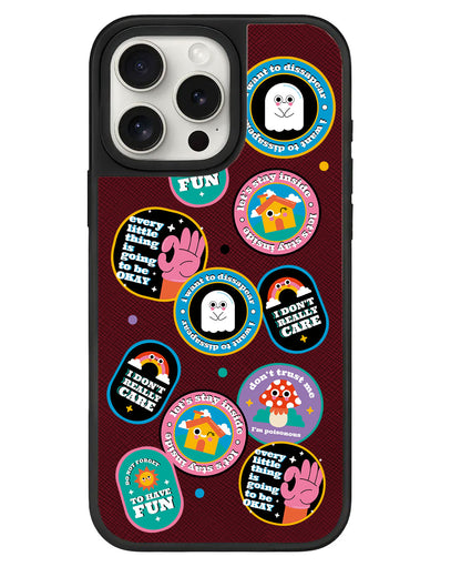 iPhone Leather Grip - Monster Sticker Pack