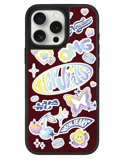 iPhone Leather Grip - New Jeans OMG 1.0