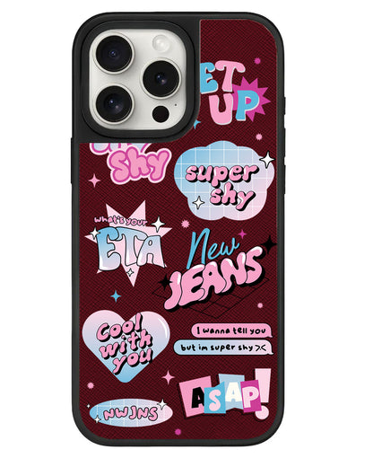 iPhone Leather Grip - New Jeans Super Shy