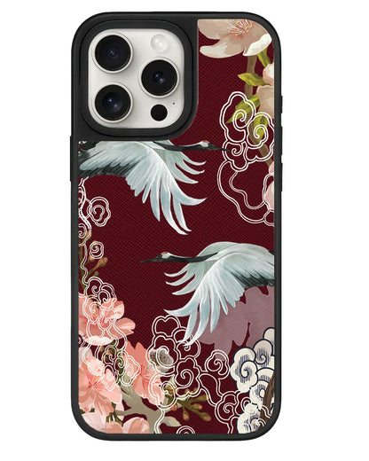 iPhone Leather Grip - Oil Painting Bird