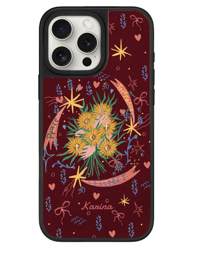 iPhone Leather Grip - Peace