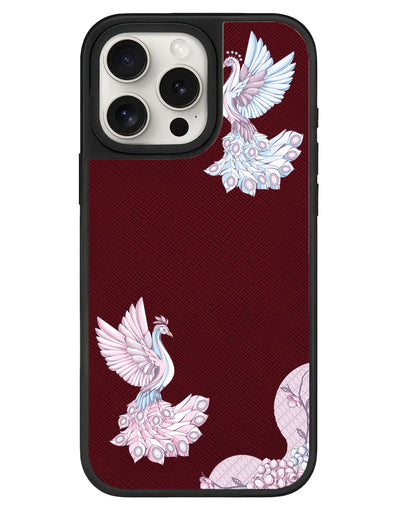 iPhone Leather Grip - Peacock 1.0