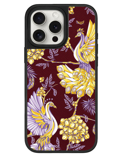 iPhone Leather Grip - Peacock 3.0