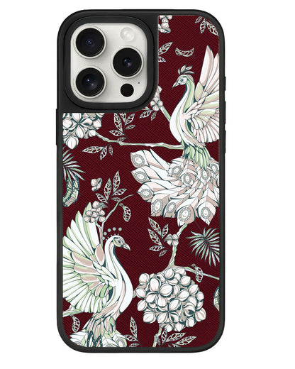 iPhone Leather Grip - Peacock 4.0