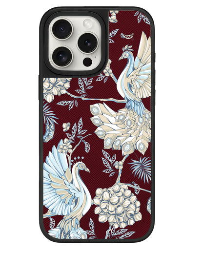 iPhone Leather Grip - Peacock 5.0