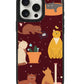 iPhone Leather Grip Case - Playful Cat 1.0