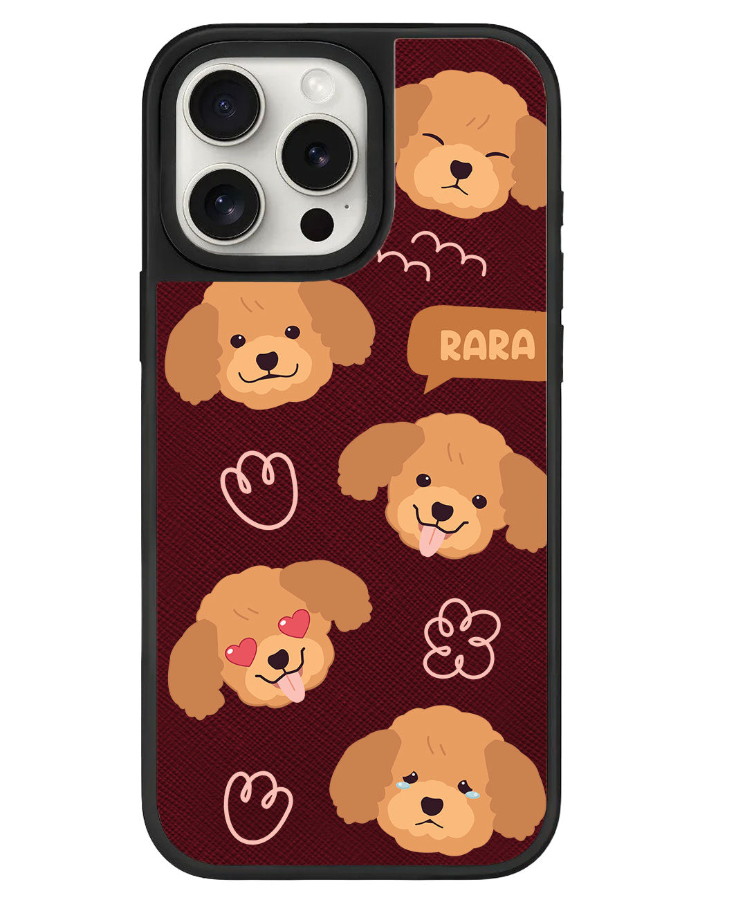 iPhone Leather Grip - Poodle Squad 3.0