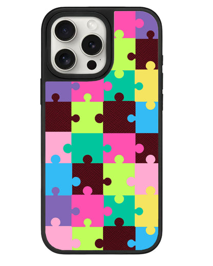 iPhone Leather Grip - Puzzle Piece