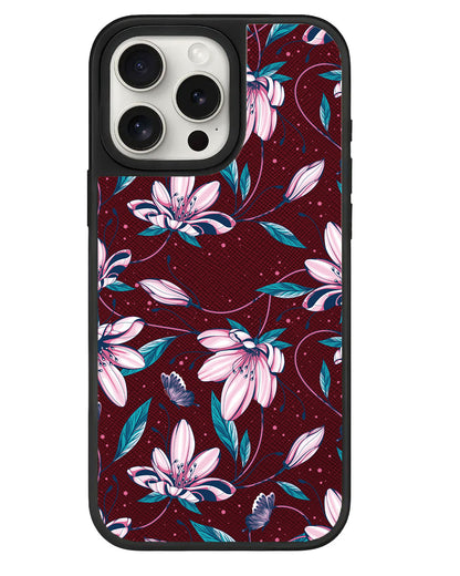 iPhone Leather Grip - Pink Tulip