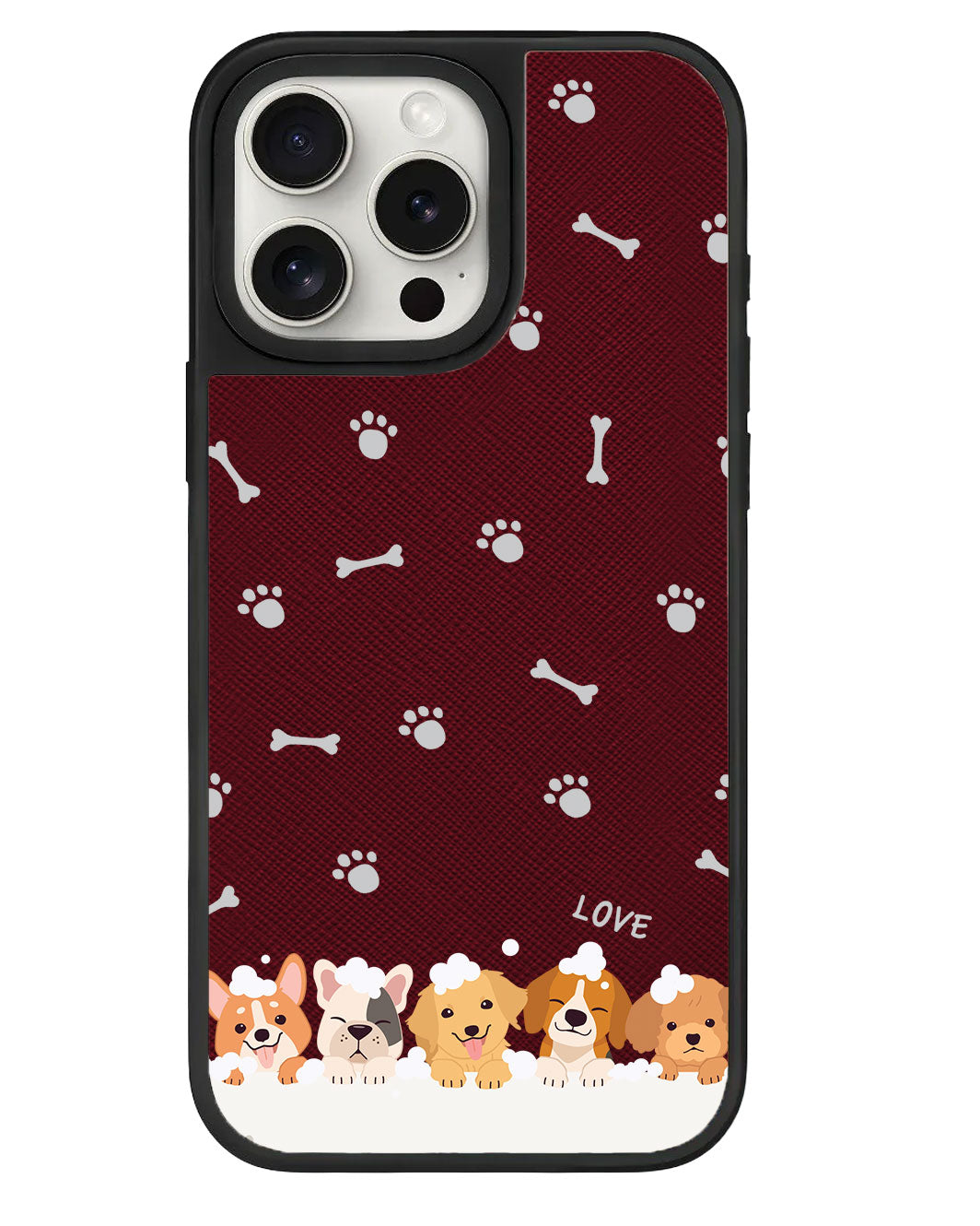 iPhone Leather Grip - Ruff Family 2.0